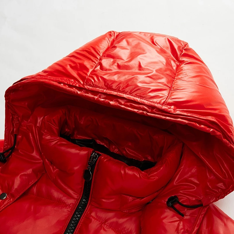 Glanzende Donsjas Dames – Lichtgewicht Waterafstotende Winterjas met Luxe Warmte