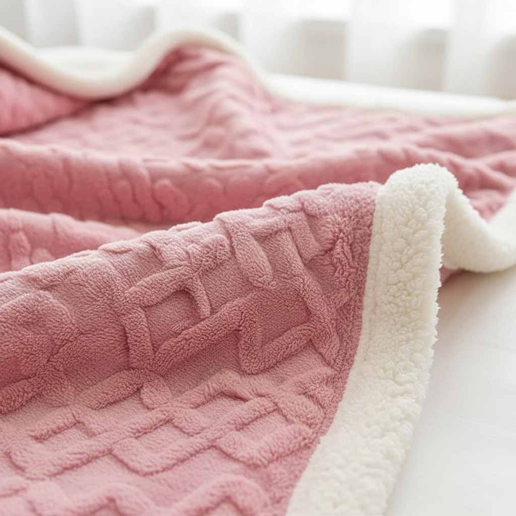 WarmThuis Winterdeken – Luxe Lamswollen Fleece Deken met Dubbelzijdig Ontwerp