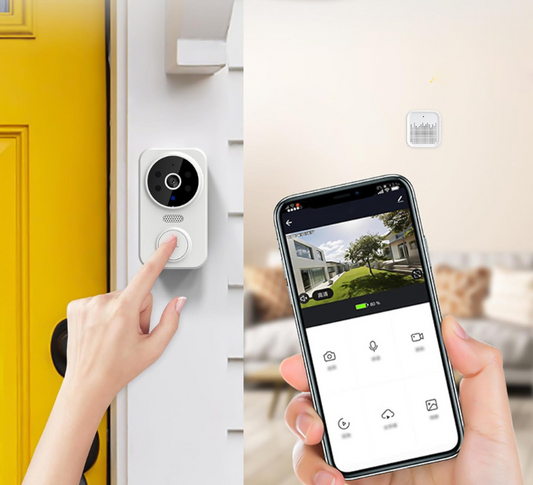 Draadloze Smart-deurbel met HD-camera en bewegingsdetectie