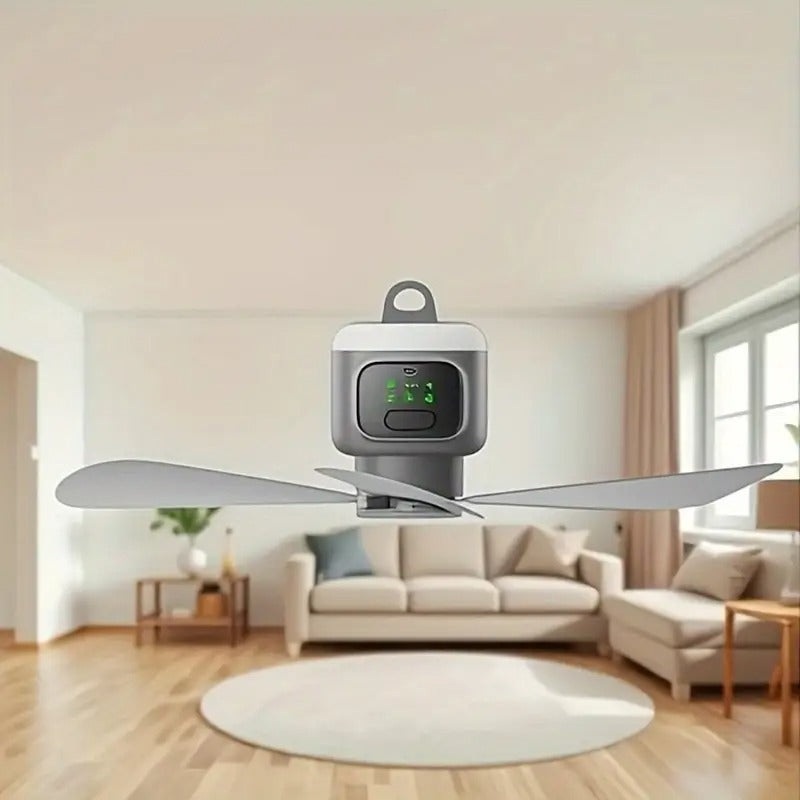 Draadloze Plafondventilator – Comfort en Gemak met USB-C Oplaadbare Accu