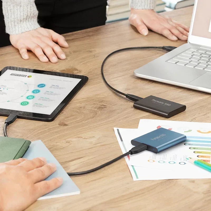 Draagbare externe SSD Supersnel | Mobiele opslag | Snelle opslag voor laptop en pc- SpeedFast