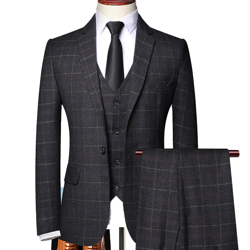 Drie-Delig Pak | Elegantie Geïnspireerd door Peaky Blinders