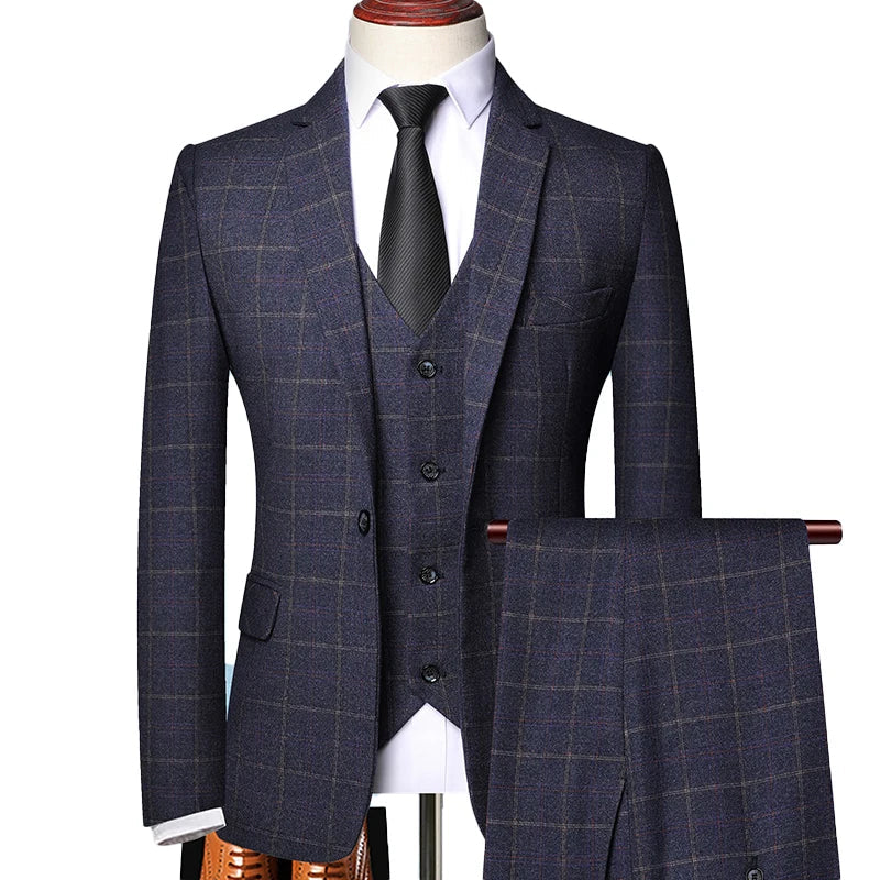 Drie-Delig Pak | Elegantie Geïnspireerd door Peaky Blinders