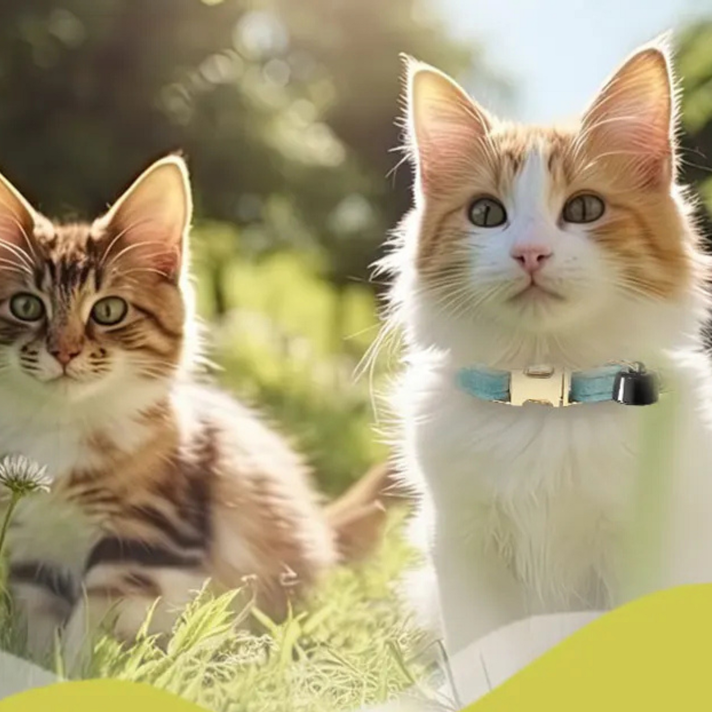 Huisdier Tracker Mini – Slimme Bluetooth Dierenlocator met Halsband en Bel