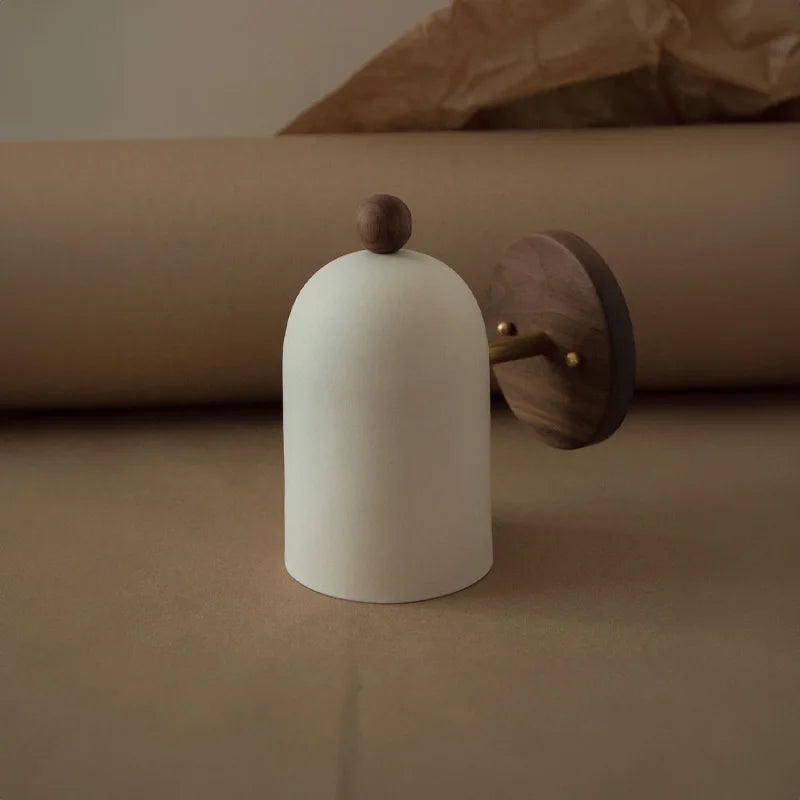 EarthWood - Wabi-Sabi Wandlamp in Walnoot
