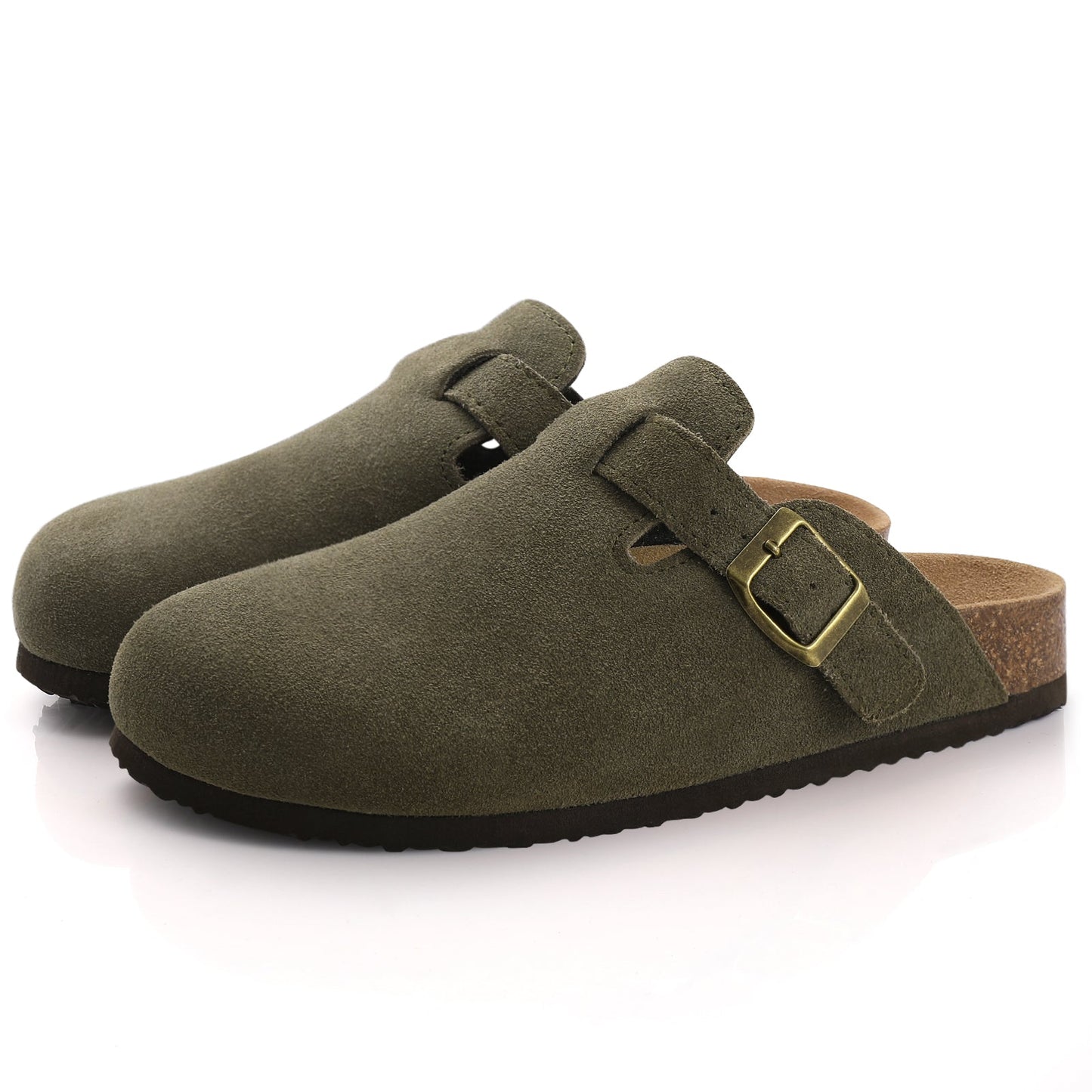 Eudoxia - Premium Unisex Leren Slippers Boston Sandalen: Stijl en kwaliteit in één