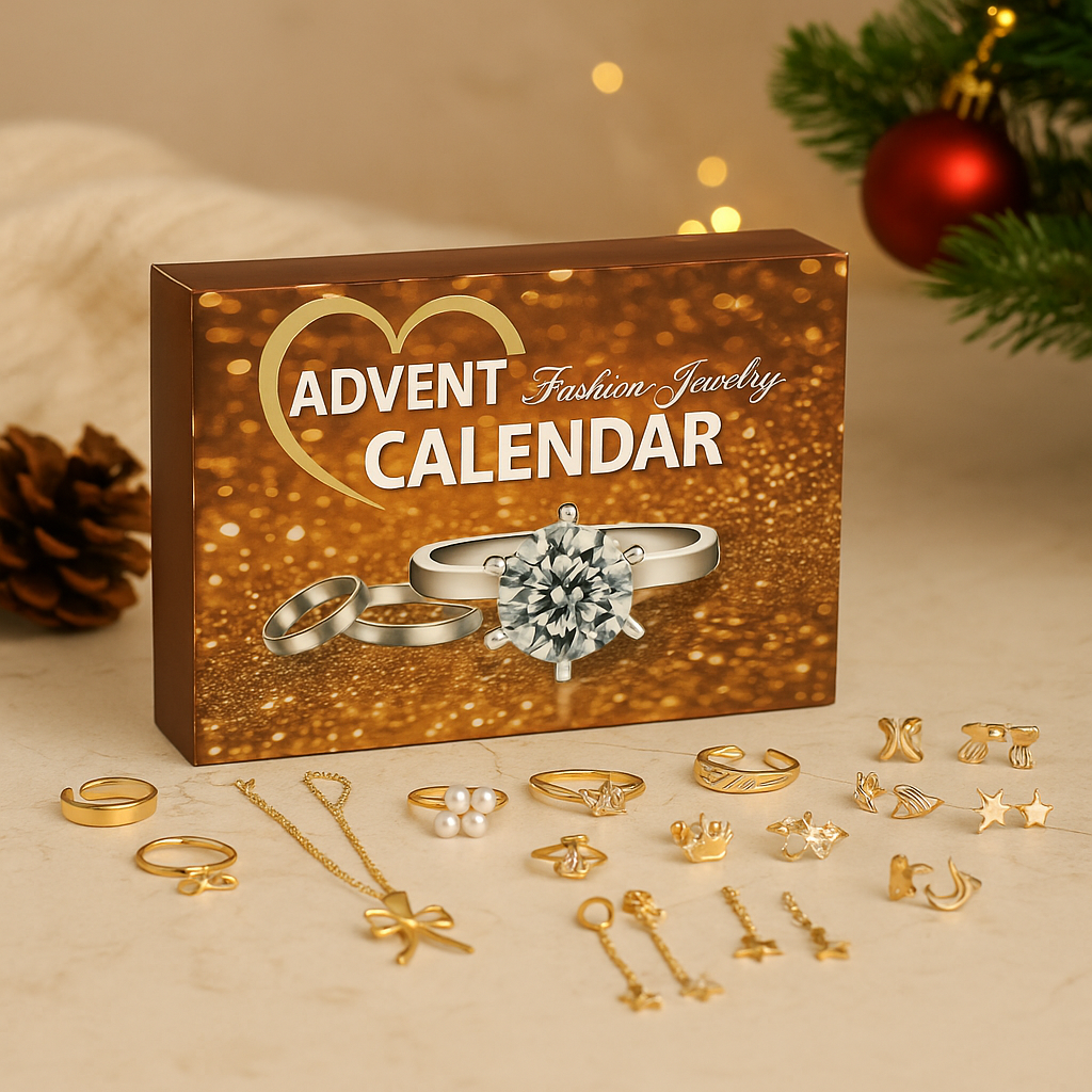 Everden Countdown-Kalender Set – Feestelijke 24-Dagen Adventskalender met Verrassingen