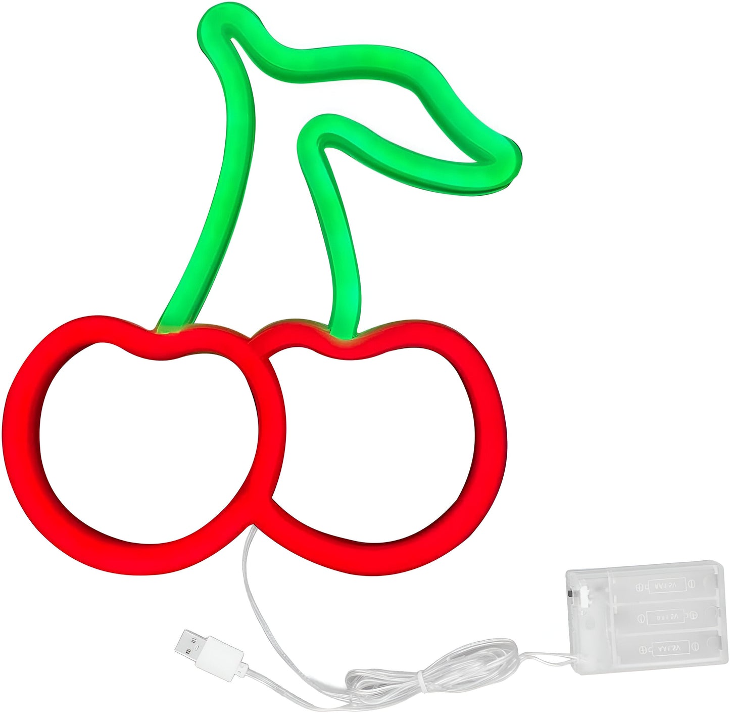 Fastfood LED Neonlamp – Kleurrijke Wanddecoratie met USB-aansluiting