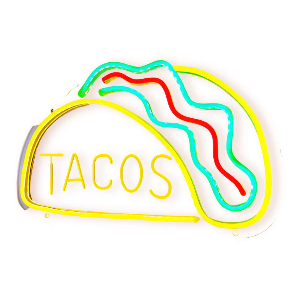 Fastfood LED Neonlamp – Kleurrijke Wanddecoratie met USB-aansluiting
