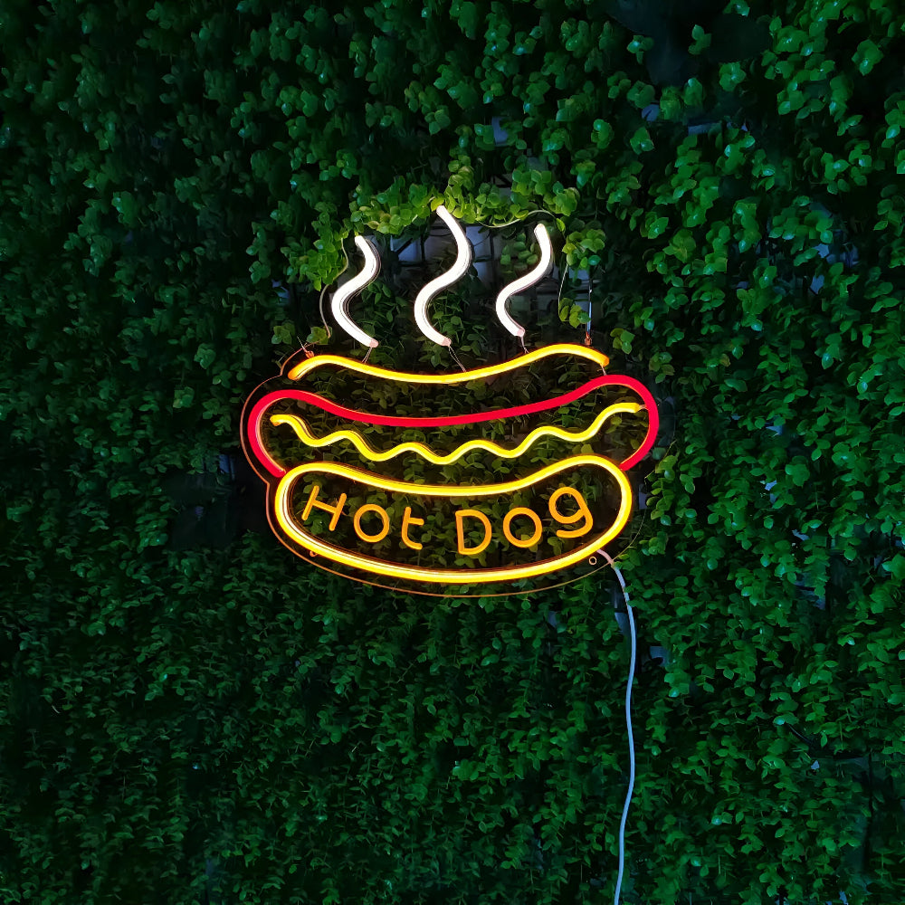 Fastfood LED Neonlamp – Kleurrijke Wanddecoratie met USB-aansluiting