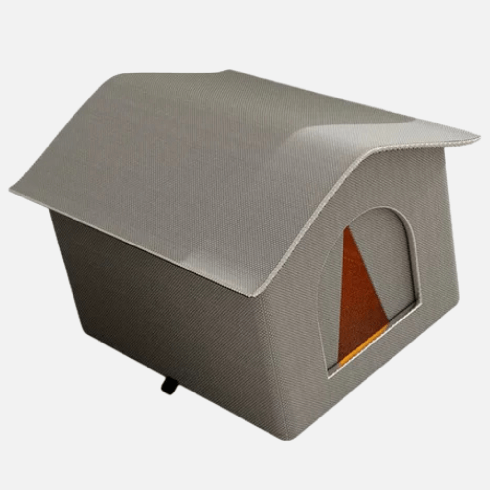 FrostGuard Buiten Kattenhuis – Waterdicht en Windbestendig voor Bescherming in Elk Weer