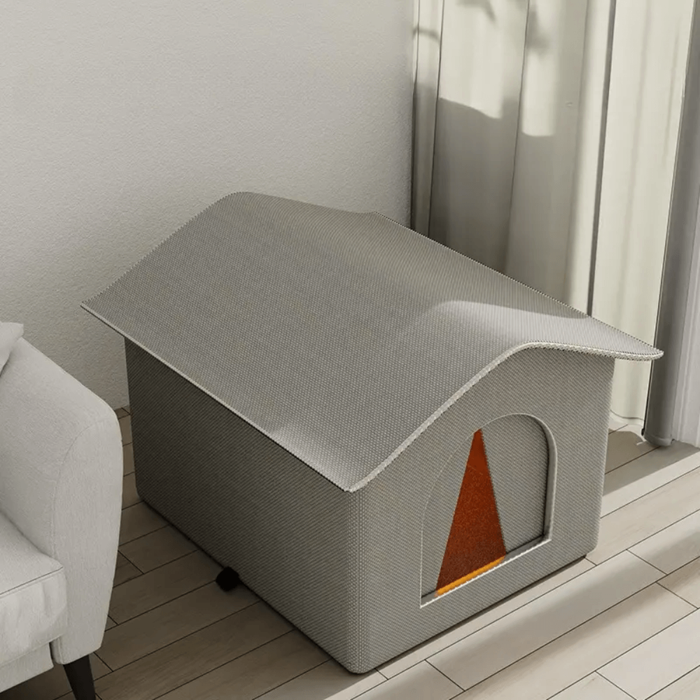 FrostGuard Buiten Kattenhuis – Waterdicht en Windbestendig voor Bescherming in Elk Weer