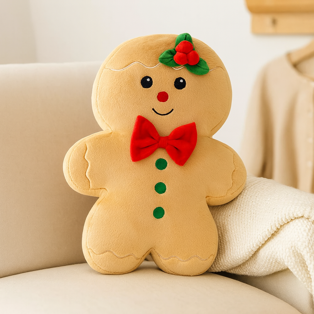 Frostvale Pluche Kerstdecoratie – Feestelijk Carnaval Pluche Accent voor Huis en Cadeau