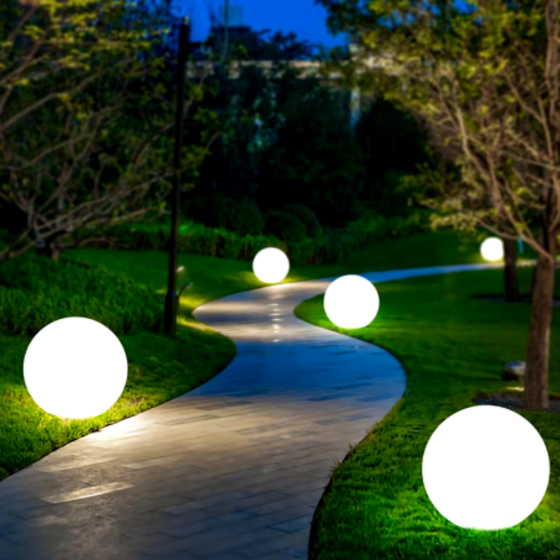 Waterdichte Zonne-Tuinbal Lampen – RGB LED Verlichting voor Buiten