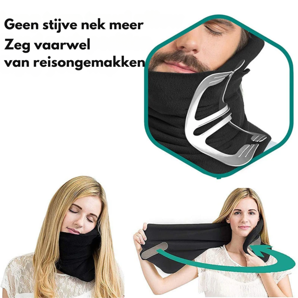 ComfortNek Reiskussen – Ergonomisch Neksteunkussen voor Reizen