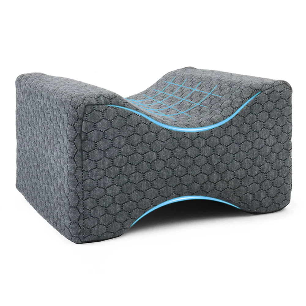 SleepEase Geheugenfoam Kniekussen - Orthopedisch, Zijslapers, 60x25cm