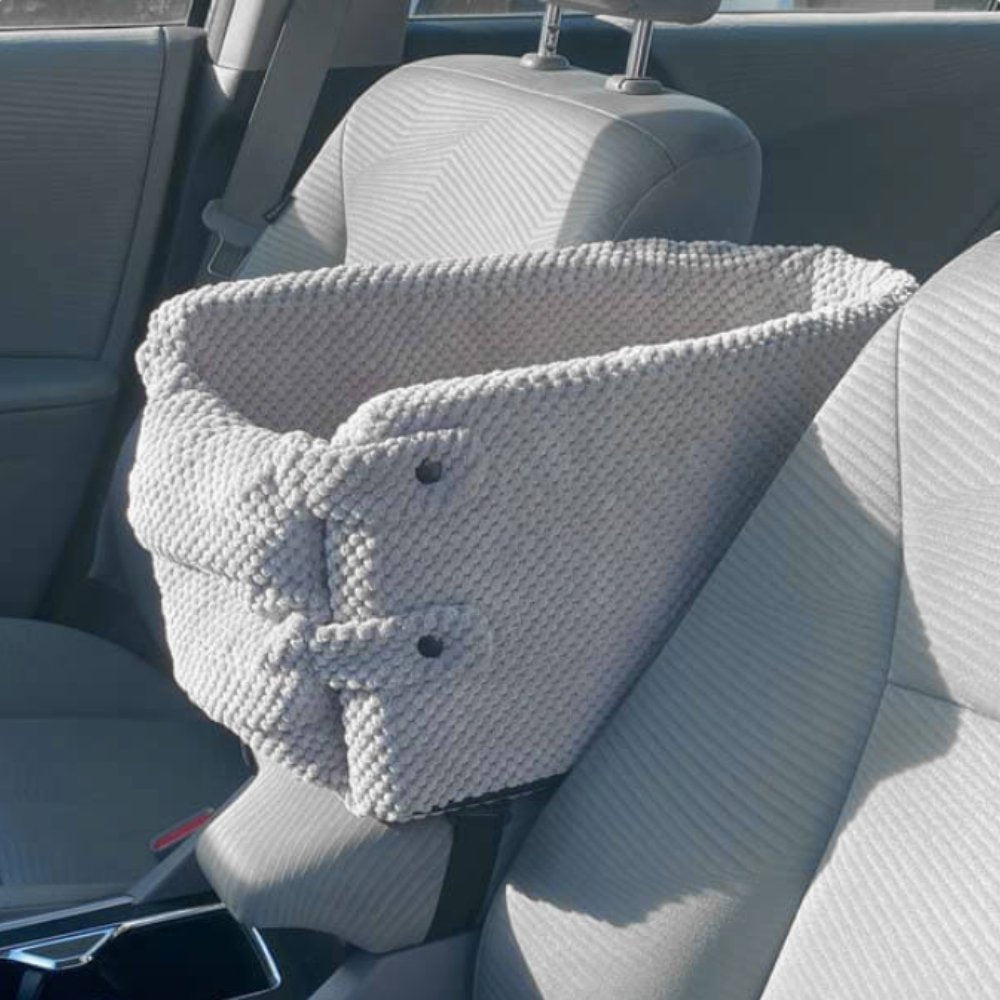 Gezellige Comfort Hondenzitje voor de Auto – Zacht, Duurzaam en Veilig met Verstelbare Riemen