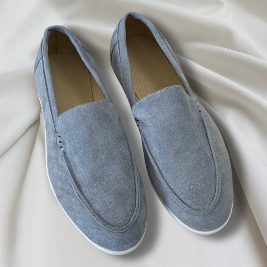 ZomerLuxe Heren Suède Loafers – Comfortabele Instappers met Gewatteerde Binnenzool