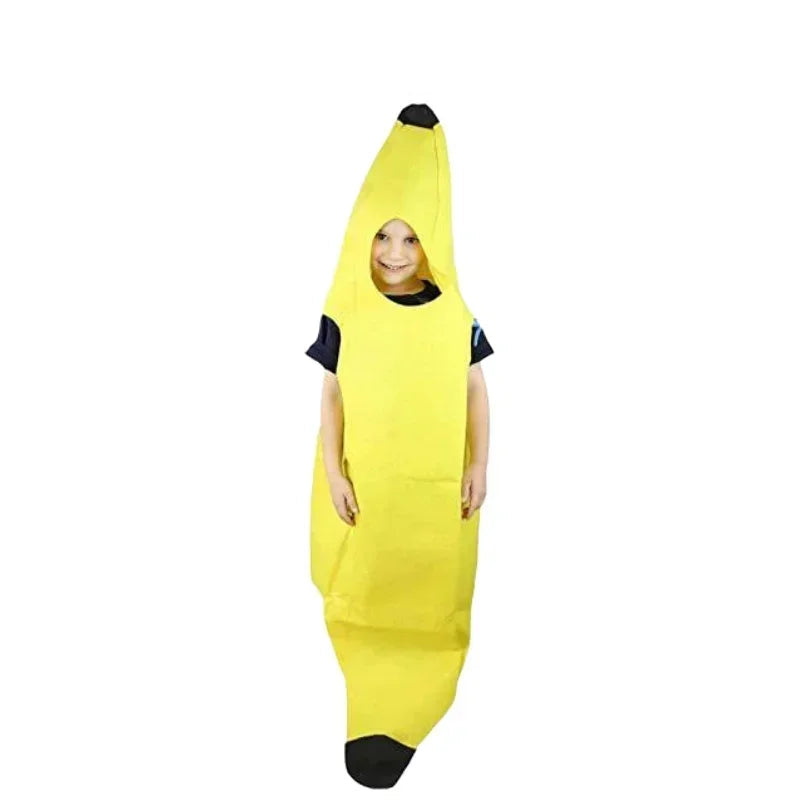 Geel Bananenkostuum voor Heren – Grappig Outfit voor Carnaval, Halloween & Themafeesten