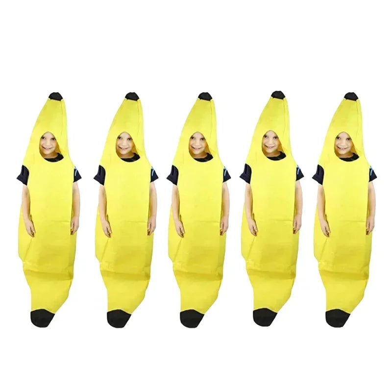 Geel Bananenkostuum voor Heren – Grappig Outfit voor Carnaval, Halloween & Themafeesten