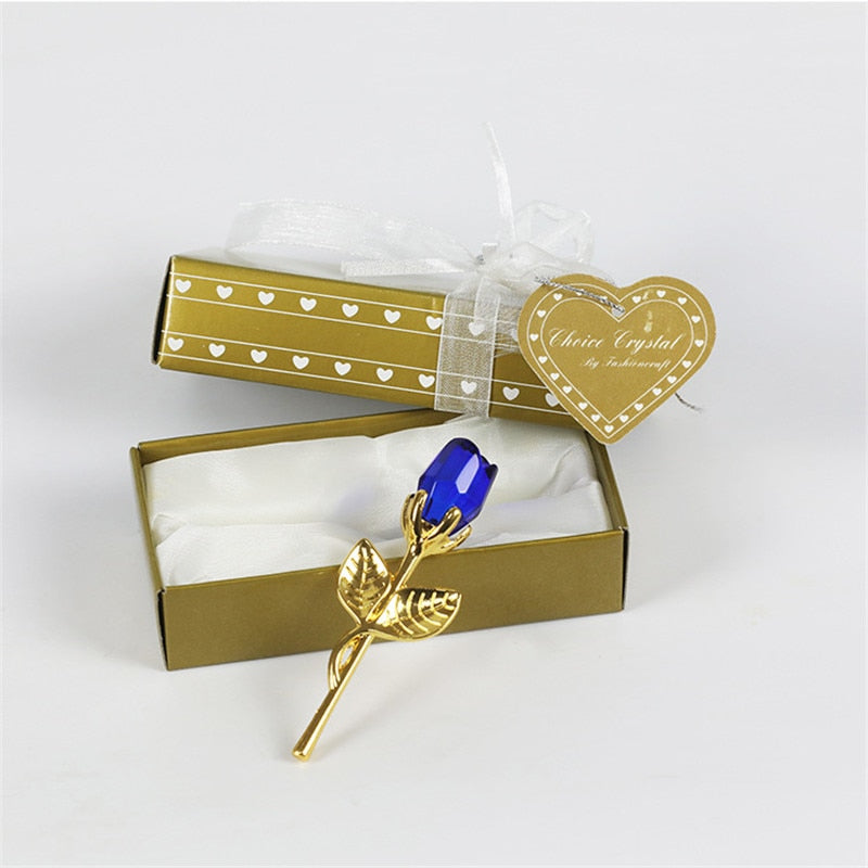 Luxe Kristallen Roos in Gift Box – Valentijnscadeau voor Haar