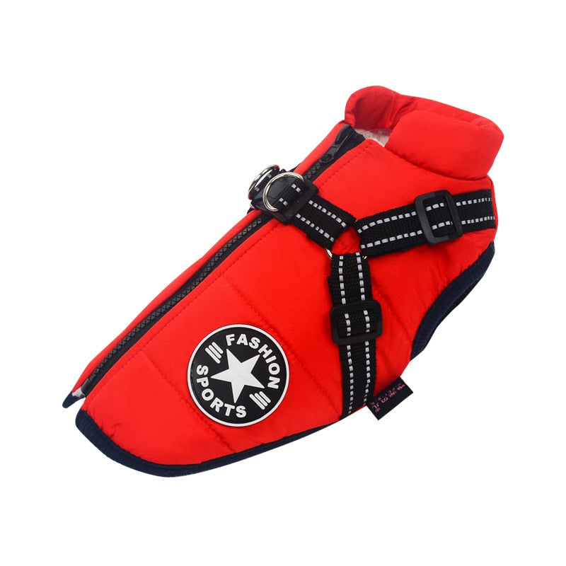 Geïsoleerde Winterjas voor Honden met Reflecterend Harnas -