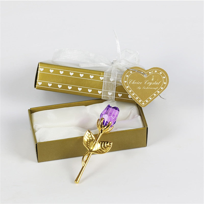 Luxe Kristallen Roos in Gift Box – Valentijnscadeau voor Haar