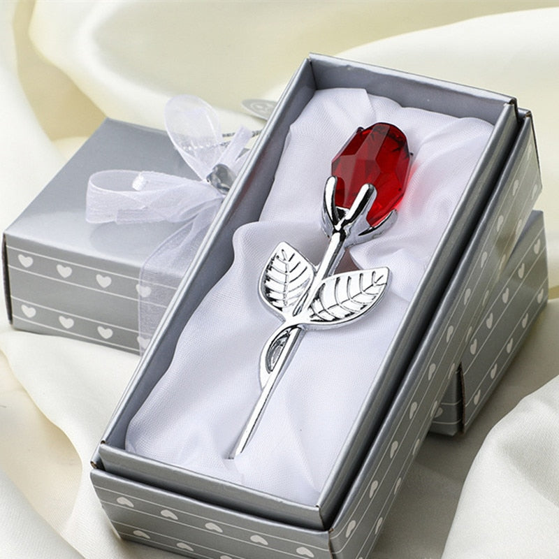 Luxe Kristallen Roos in Gift Box – Valentijnscadeau voor Haar