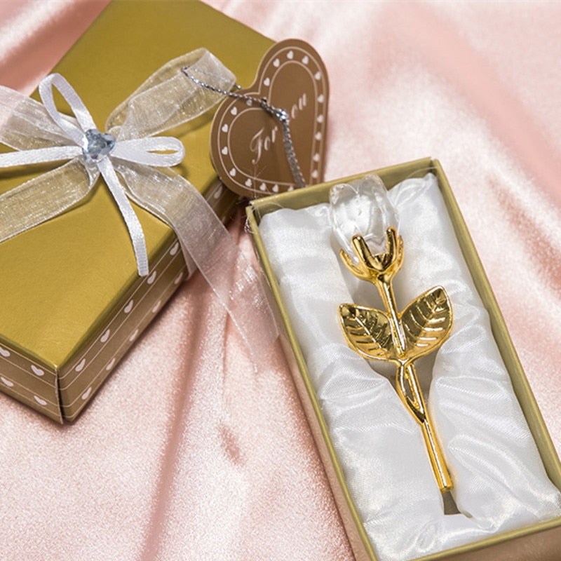 Luxe Kristallen Roos in Gift Box – Valentijnscadeau voor Haar