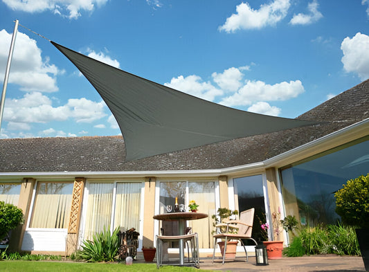Waterafstotend Zonnescherm – UV-bescherming voor Balkon, Tuin of Terras (Driehoek of Vierkant)