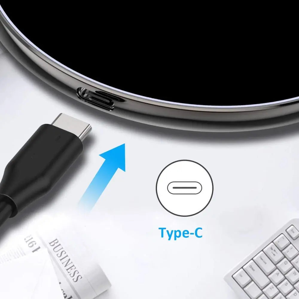 FDGAO 30W Snelle Draadloze Oplaadpad USB-C MagSafe - iPhone & Samsung