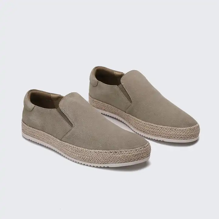 Varedo herenschoenen van suède – Luxe instappers met leren binnenzool