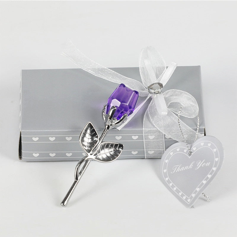 Luxe Kristallen Roos in Gift Box – Valentijnscadeau voor Haar