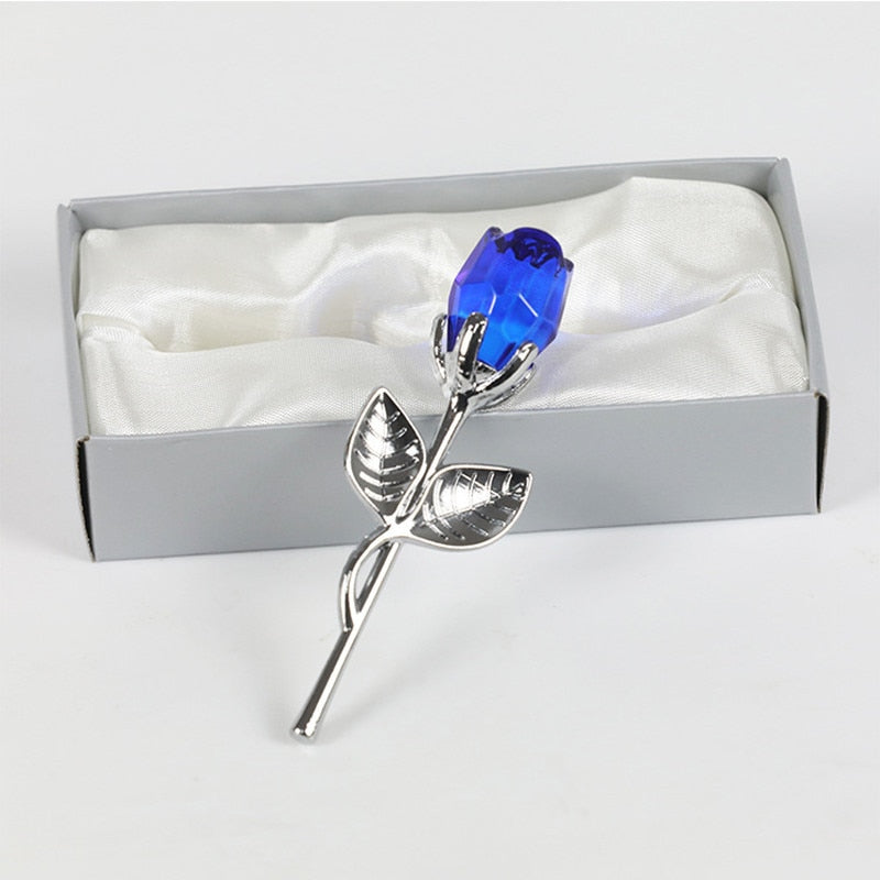 Luxe Kristallen Roos in Gift Box – Valentijnscadeau voor Haar