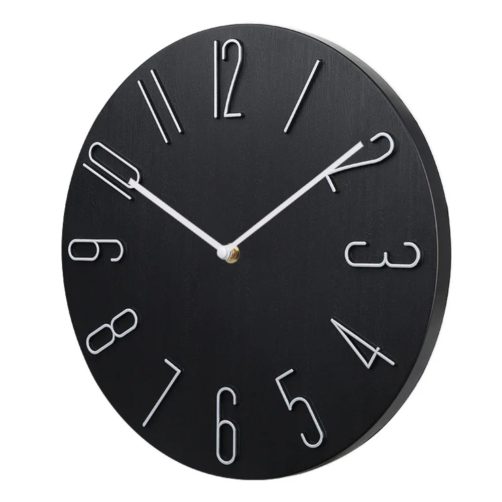 Silencio Moderne Stille Wandklok – Minimalistisch Design met Quartz Uurwerk