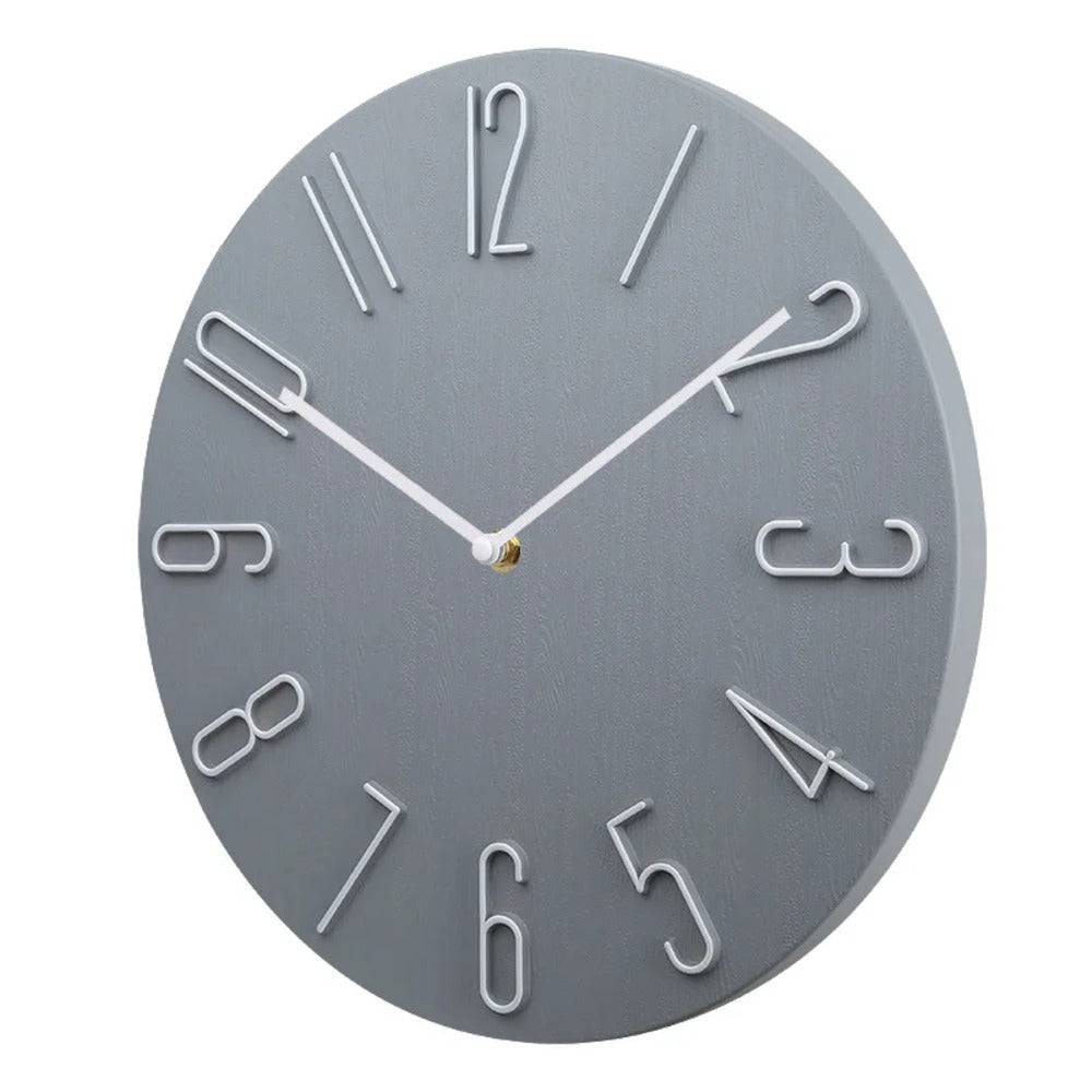 Silencio Moderne Stille Wandklok – Minimalistisch Design met Quartz Uurwerk