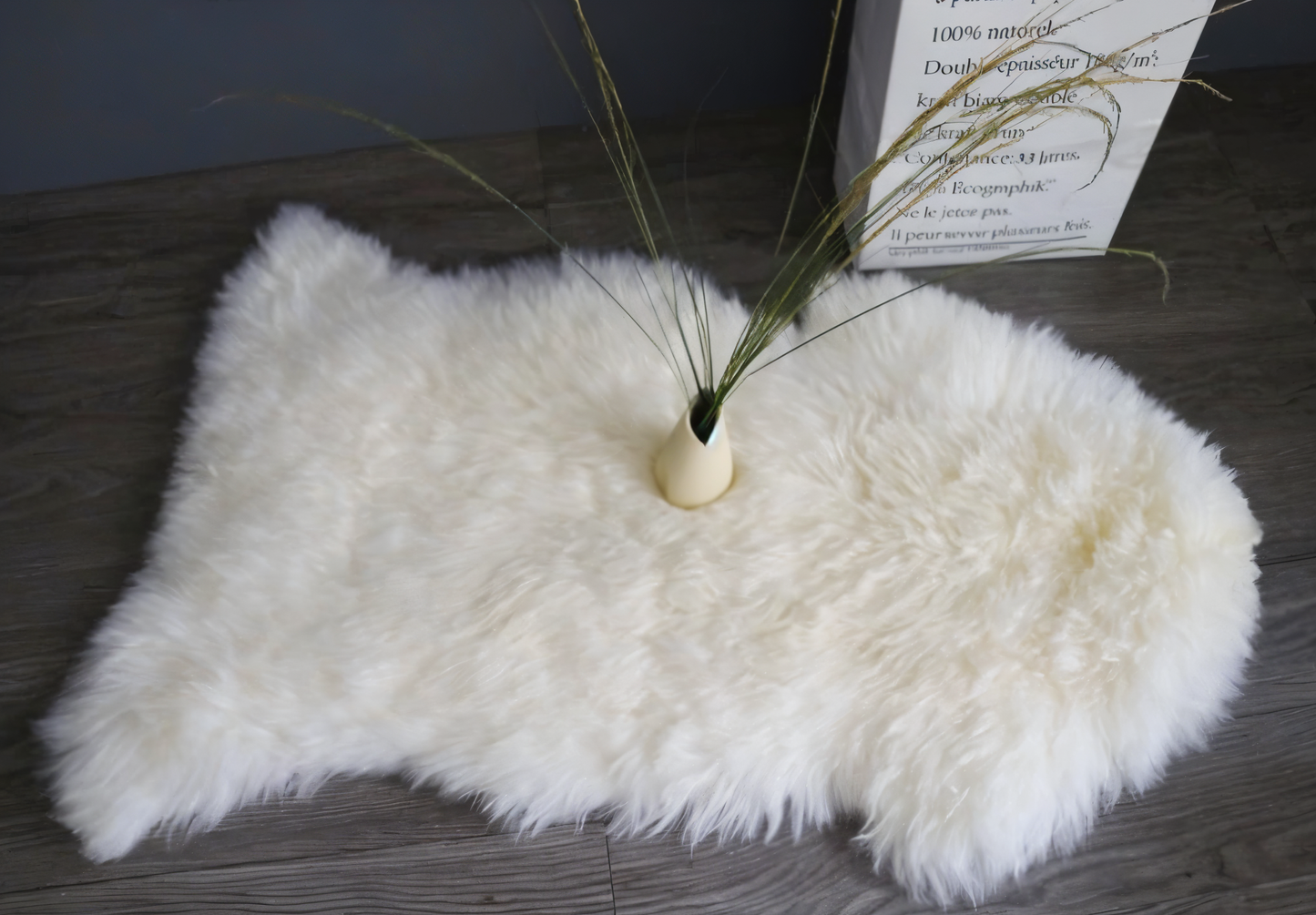 ShearLuxe Kunstbont Tapijt – Zacht Imitatie Schapenvacht voor Huisdecoratie