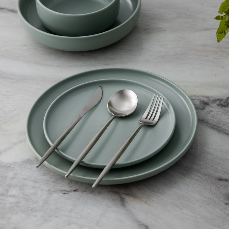 Minimalistisch Bestekset 20-Delig - RVS met Gouden Coating