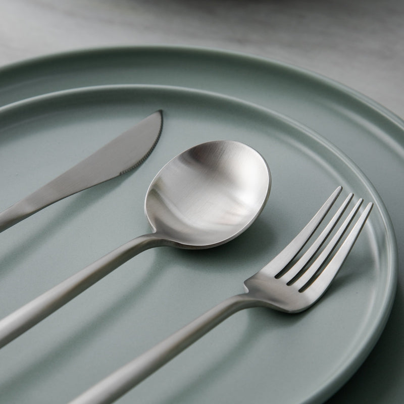 Minimalistisch Bestekset 20-Delig - RVS met Gouden Coating