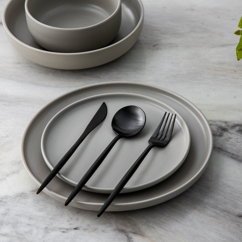 Minimalistisch Bestekset 20-Delig - RVS met Gouden Coating