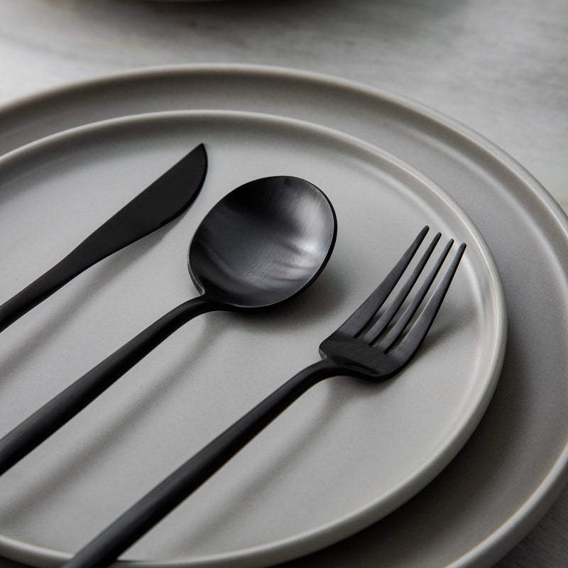 Minimalistisch Bestekset 20-Delig - RVS met Gouden Coating