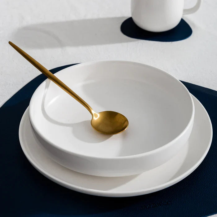 Minimalistisch Bestekset 20-Delig - RVS met Gouden Coating