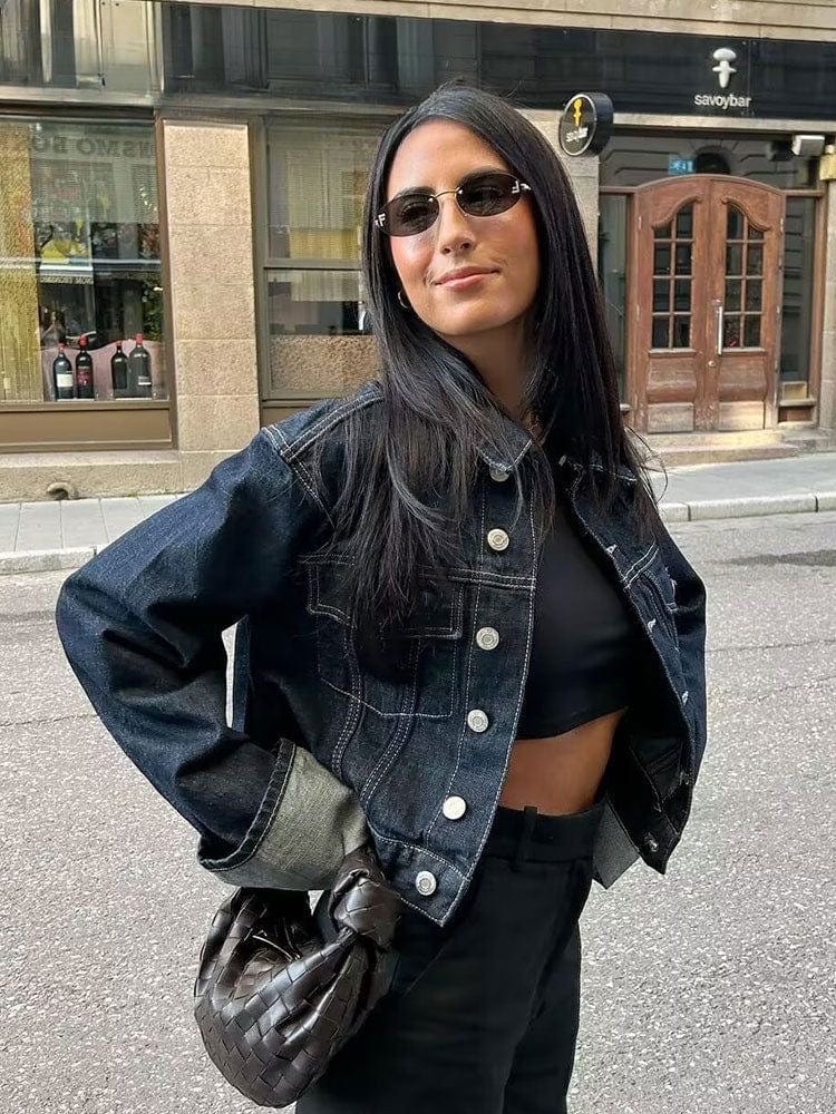Denim Damespak PowerDenim – Tweedelige Set met Jasje en Broek