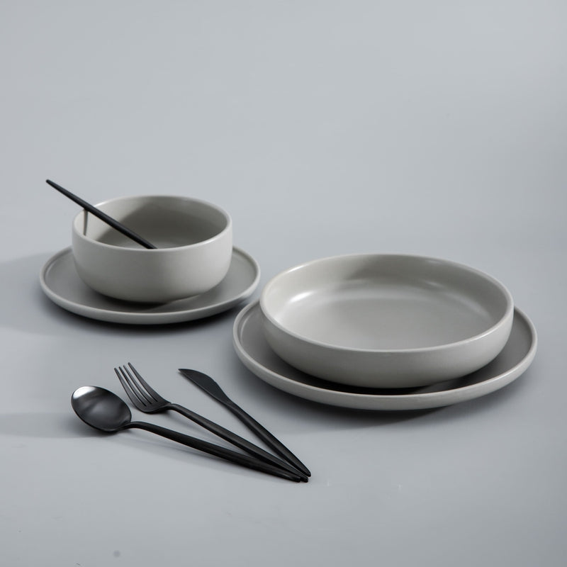 Minimalistisch Bestekset 20-Delig - RVS met Gouden Coating
