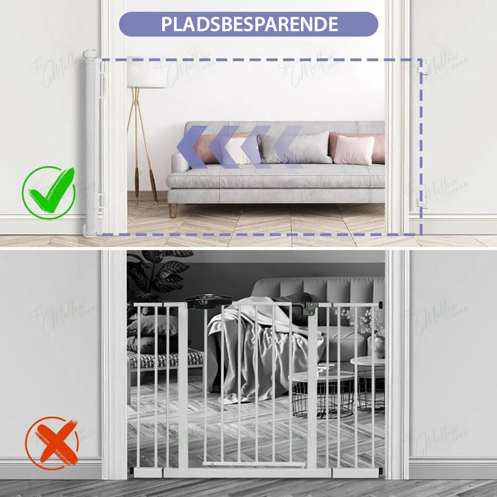 Uittrekbaar Veiligheidshekje voor Baby’s en Huisdieren – Tot 140 cm – VeiligWonen Gate