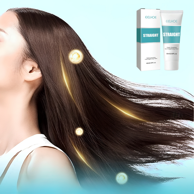 Instant gladmakende crème met keratine voor haar (1+1 GRATIS)