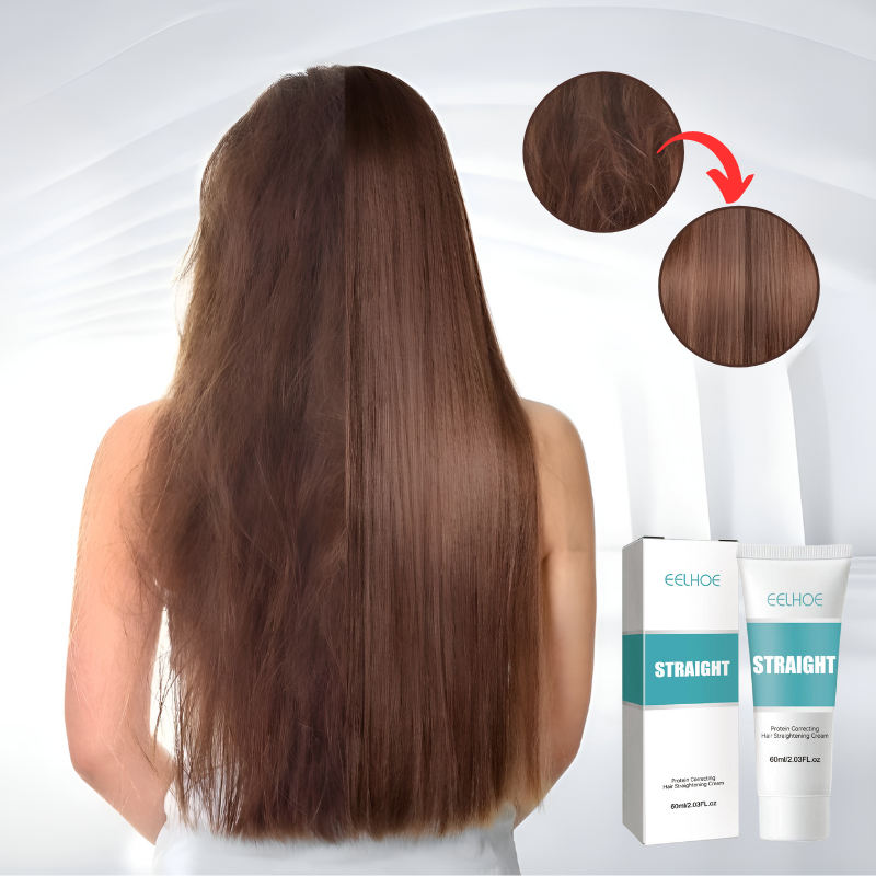 Instant gladmakende crème met keratine voor haar (1+1 GRATIS)