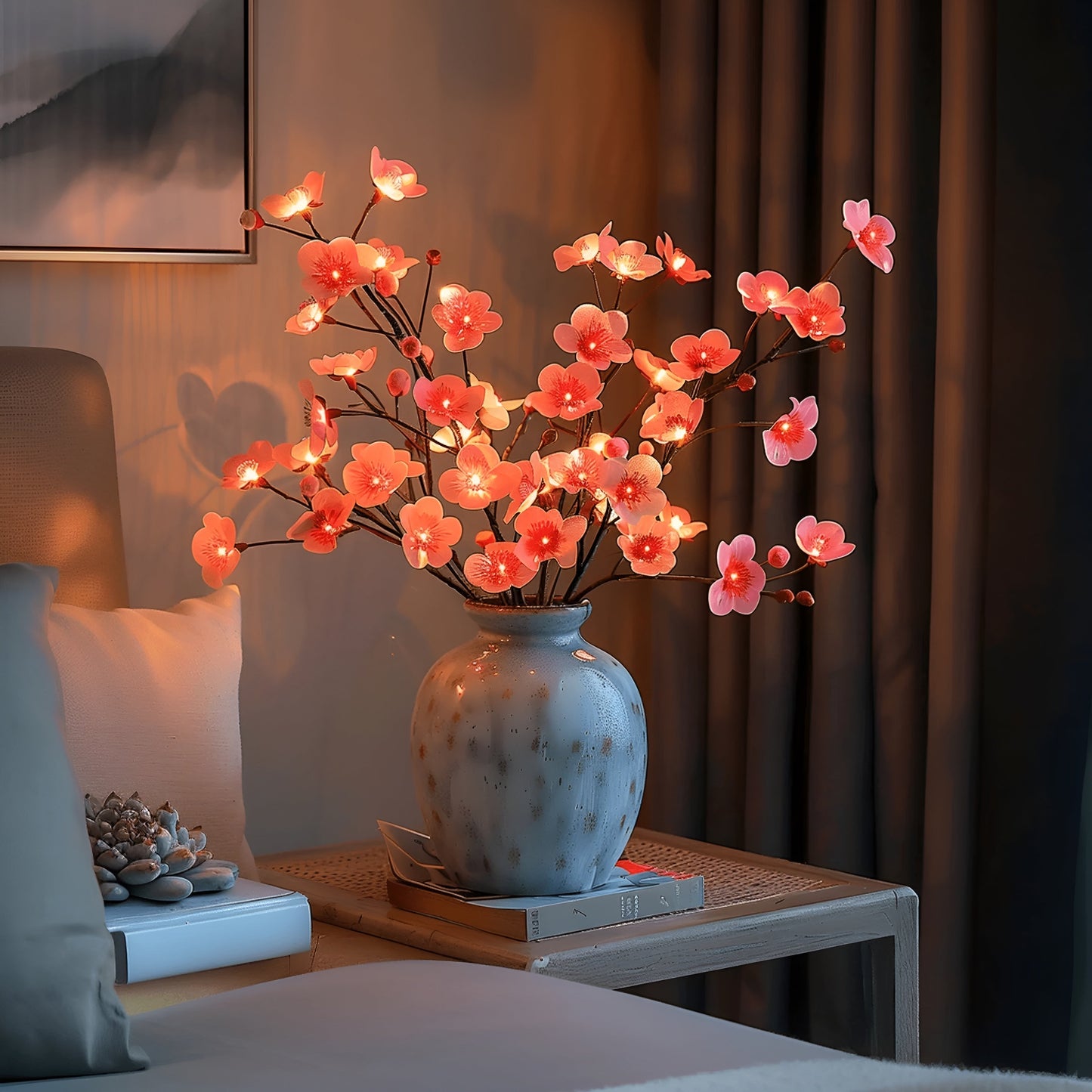 EverLeaf Light – Natuurlijke Olijftak LED Lamp voor Sfeervolle Verlichting