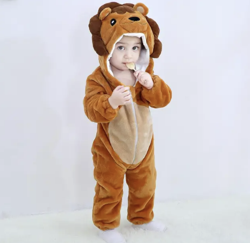 JungleBuddies Baby Onesies - Schattige Dierlijke Onesies voor Jouw Kleintje