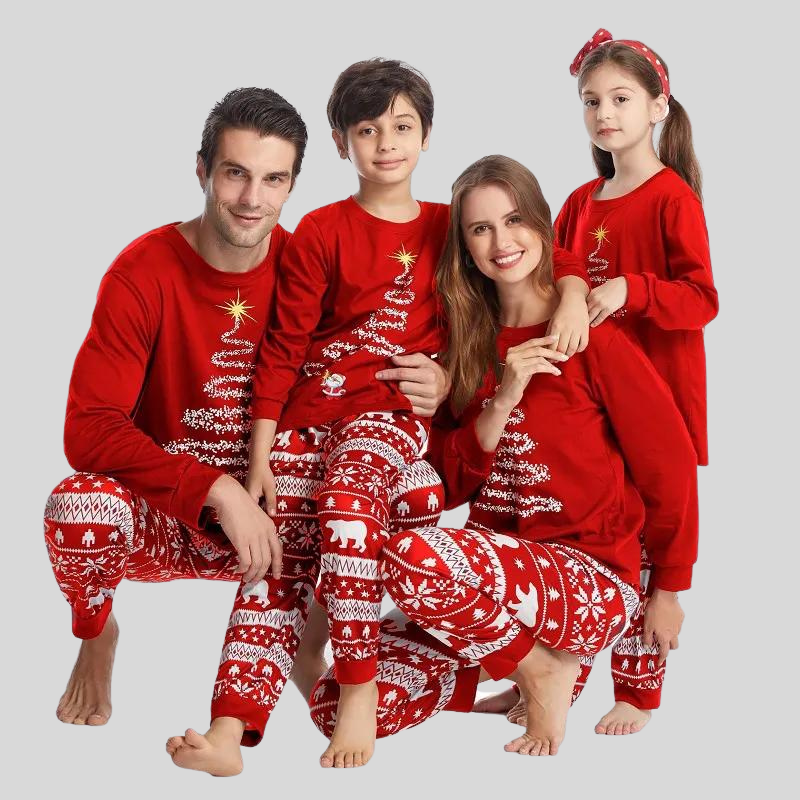 Kerstpyjama voor de familie | Bijpassende holidays slaapmode voor de hele familie